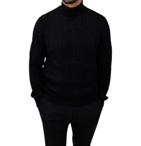 7 Downie St. - Cable Knit Turtleneck Sweater