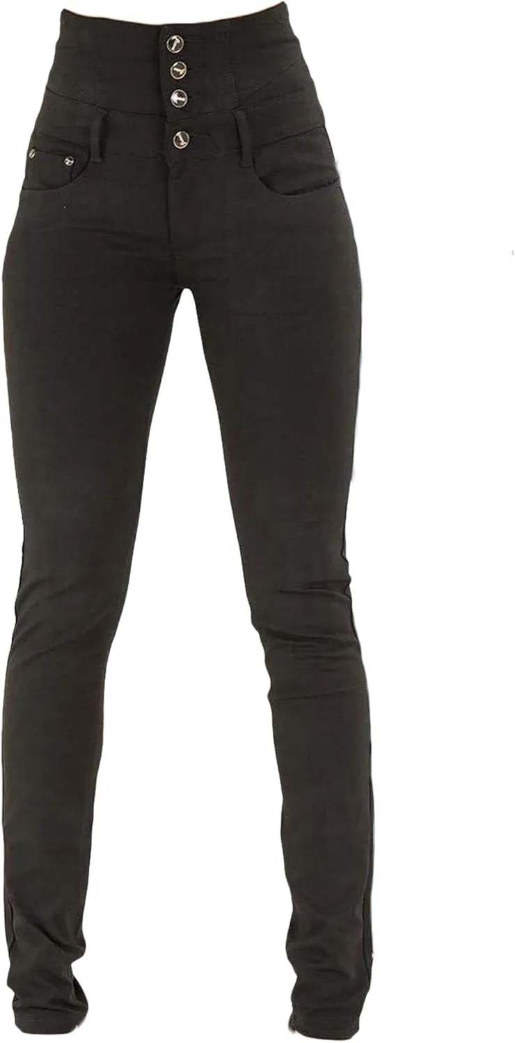 Andongnywell Women's Classic High Waist Denim Skinny Jeans Pull-On Stretch Jeans Slim Fit Pencil Pants