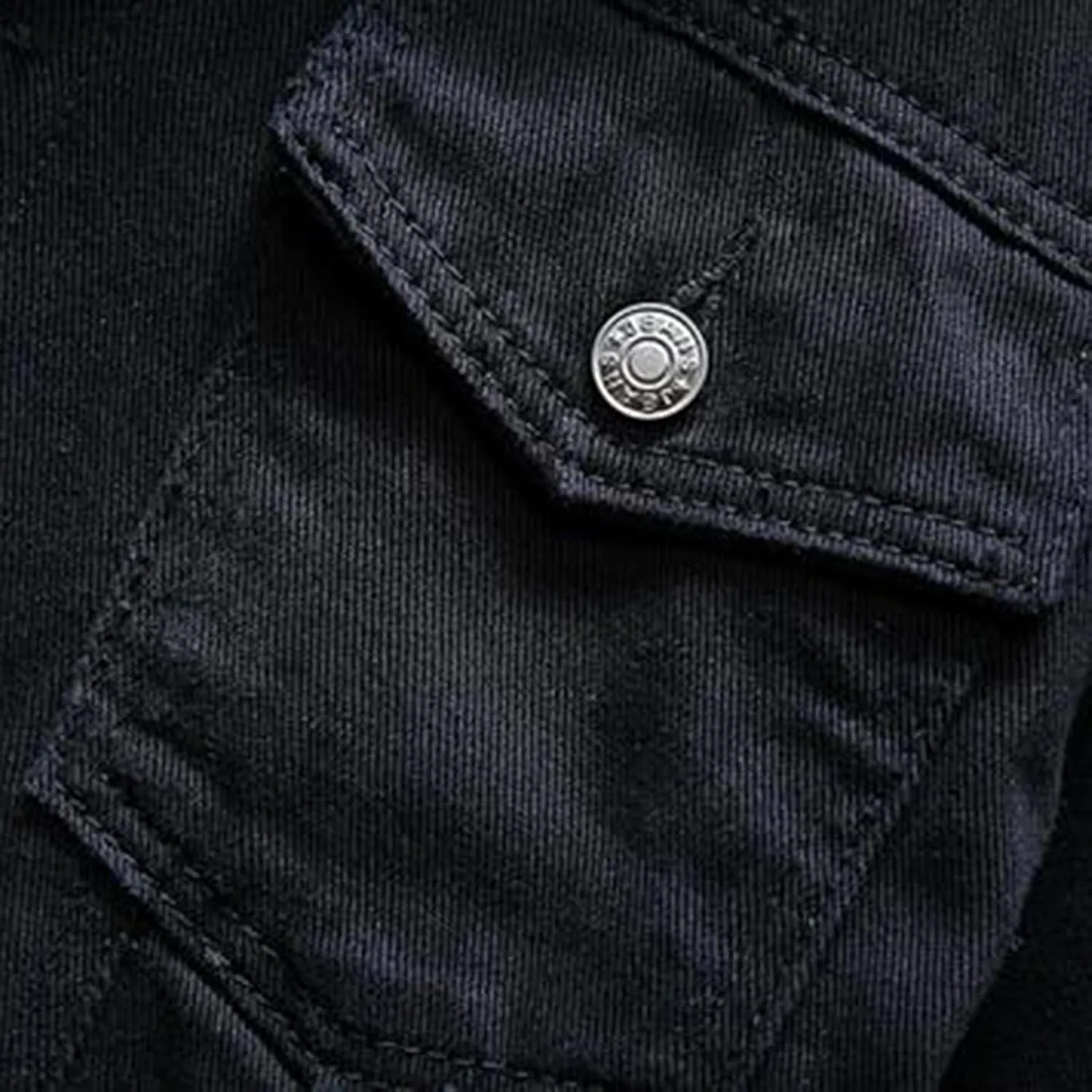 Fleece Lined Jean Jacket Mens Lapel Sherpa Denim Jackets Casual Winter Thermal Thicken Crop Trucker Jacket Coats