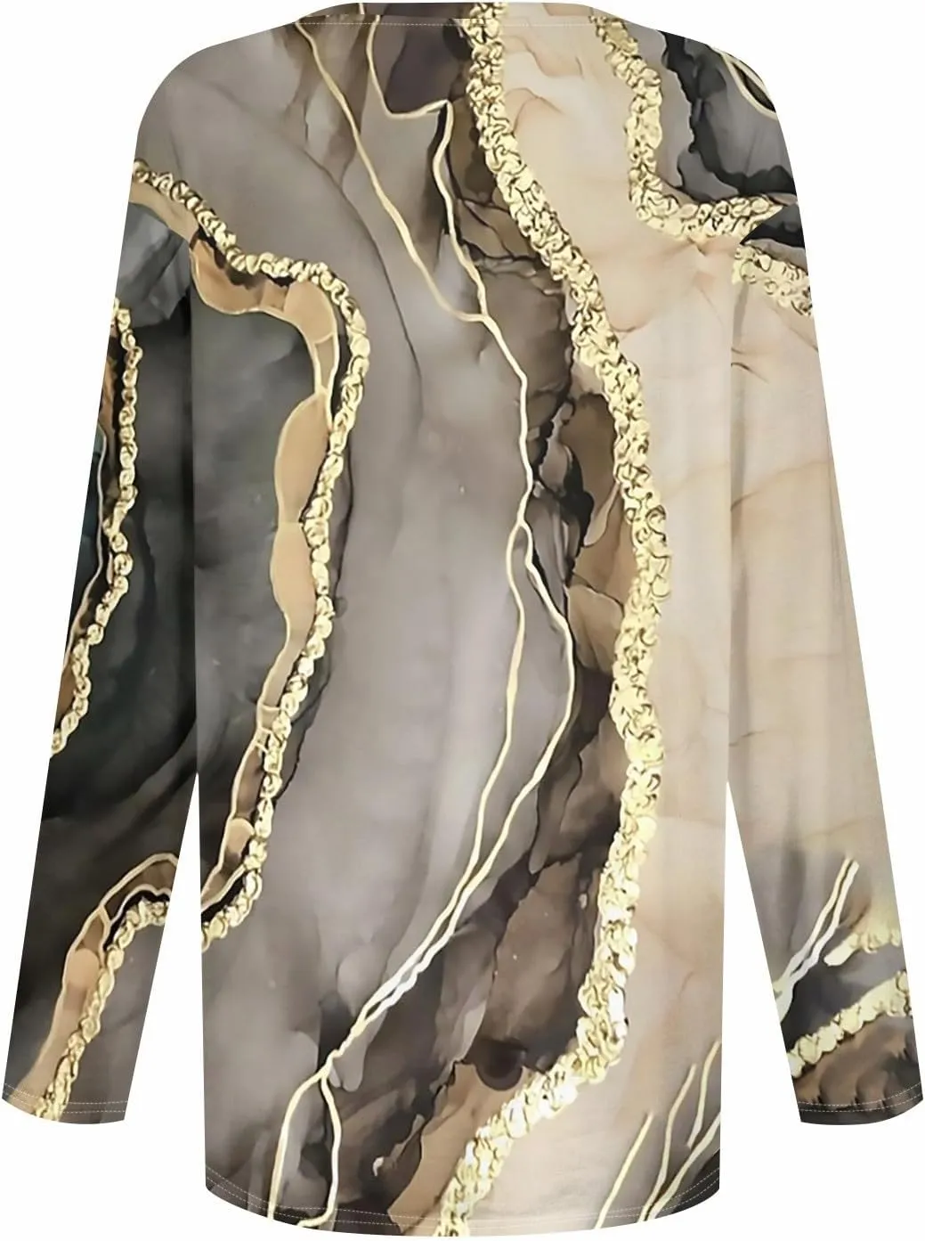 GOFULY Dress Blouses for Women Fall Tunic Tops Loose Fit Trendy Tshirt Long Sleeve Tops Winter Crewneck Outfits with Pockets