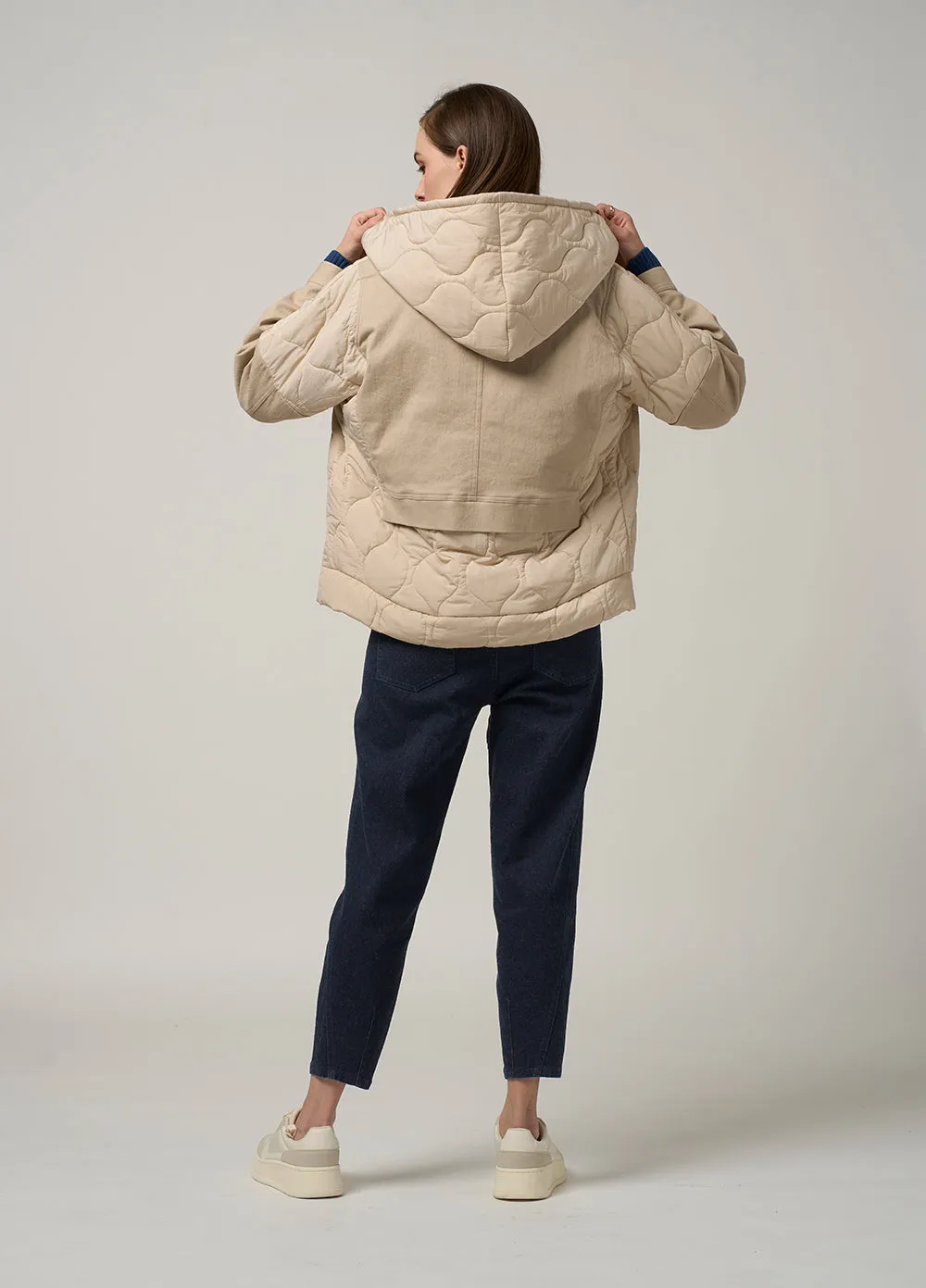 Madly Sweetly Not Quilty Jacket - Stone
