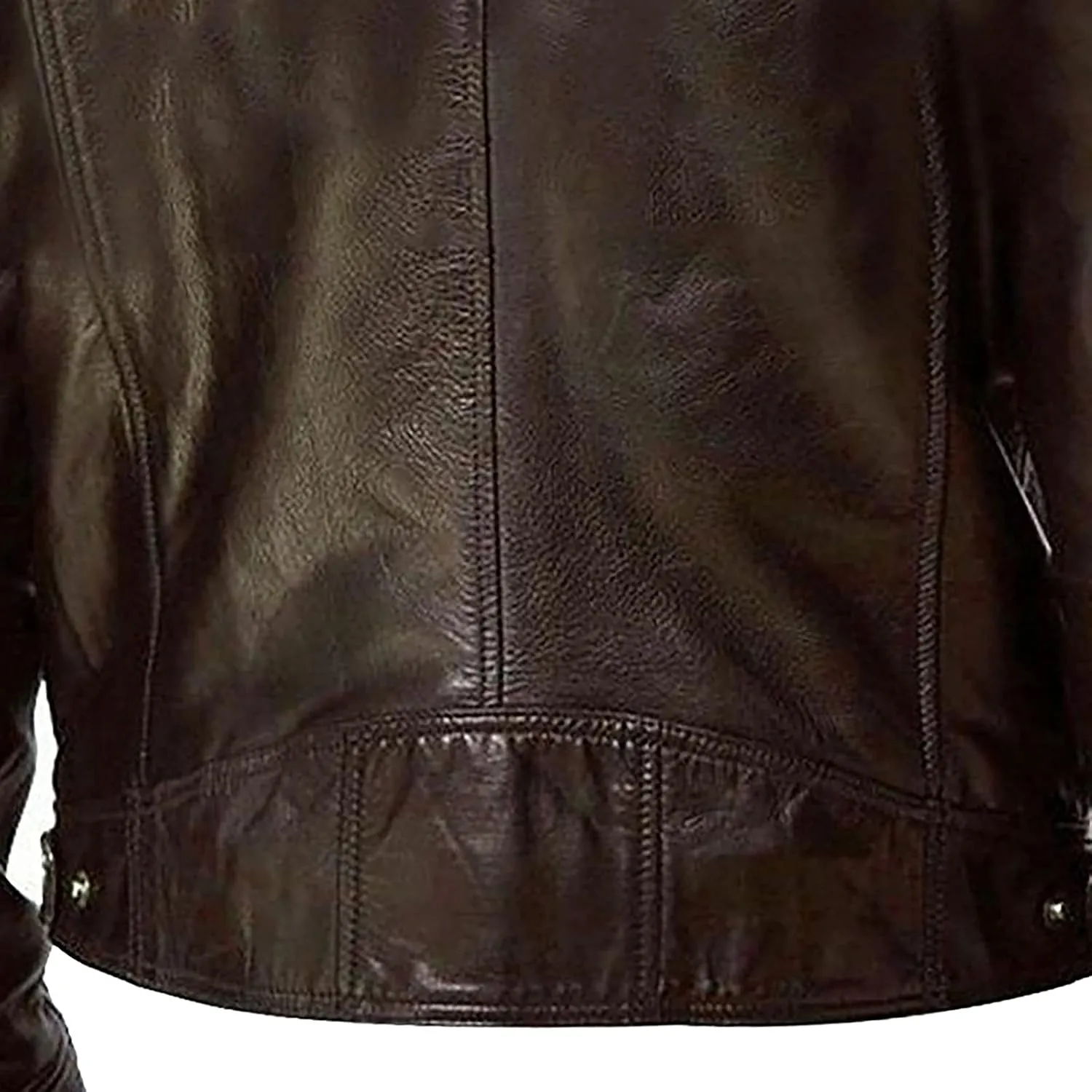 Mens Leather Jacket Slim Fit Casual Full Zip Stand Collar Fall Jacket Faux Leather Motocycle Coats Oversized Outwear