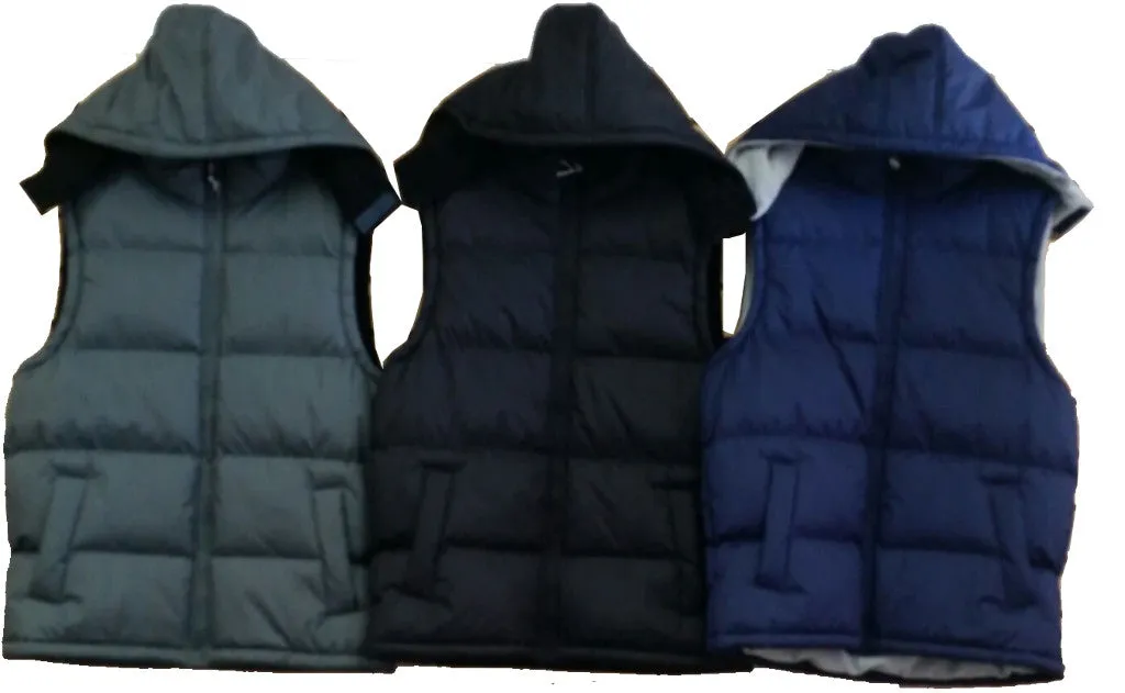 men's sleeveless bubble jacket Case of 12