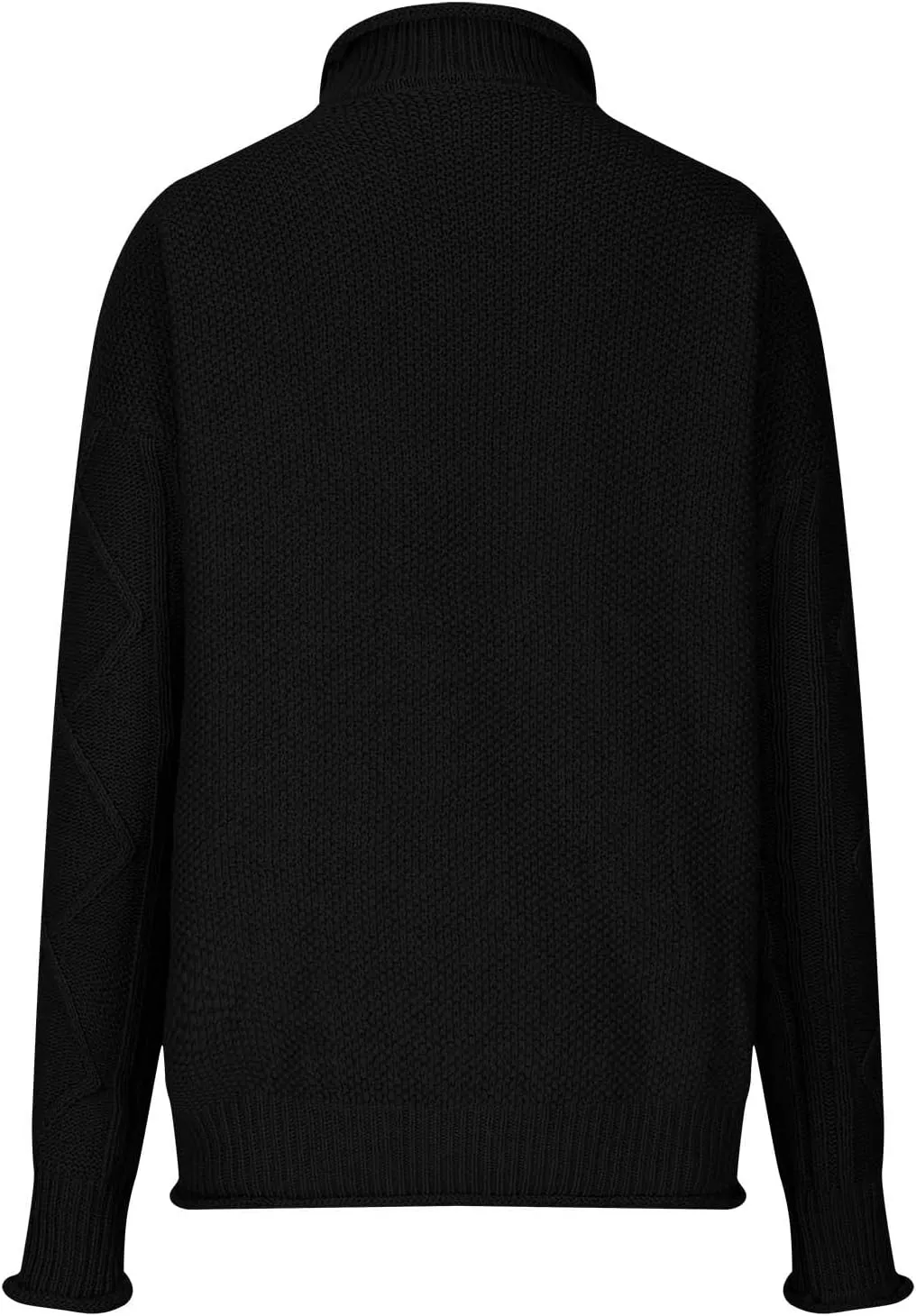 Women's Turtleneck Sweater Oversized Pullover Long Sleeve Chunky Knit Loose Casual Fall Sweaters Tops Knitwear Clothes
